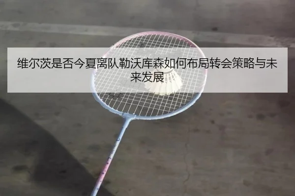 维尔茨是否今夏离队勒沃库森如何布局转会策略与未来发展 - kaiyun